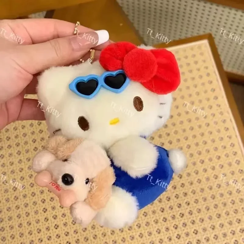 Милый Sanrio конфеты Hello Kitty кулон мультфильм пушистая кукла супер милая школьная