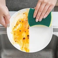 kitchen cleaning sponge double sided dish wash sponges heavy duty scrub sponges for washing dishes and cleaning kitchen bathroom