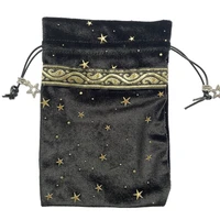 tarot dice bag velvet tarot rune bag satin drawstring pouch for tarot oracle cards tarot card party favor storage bag