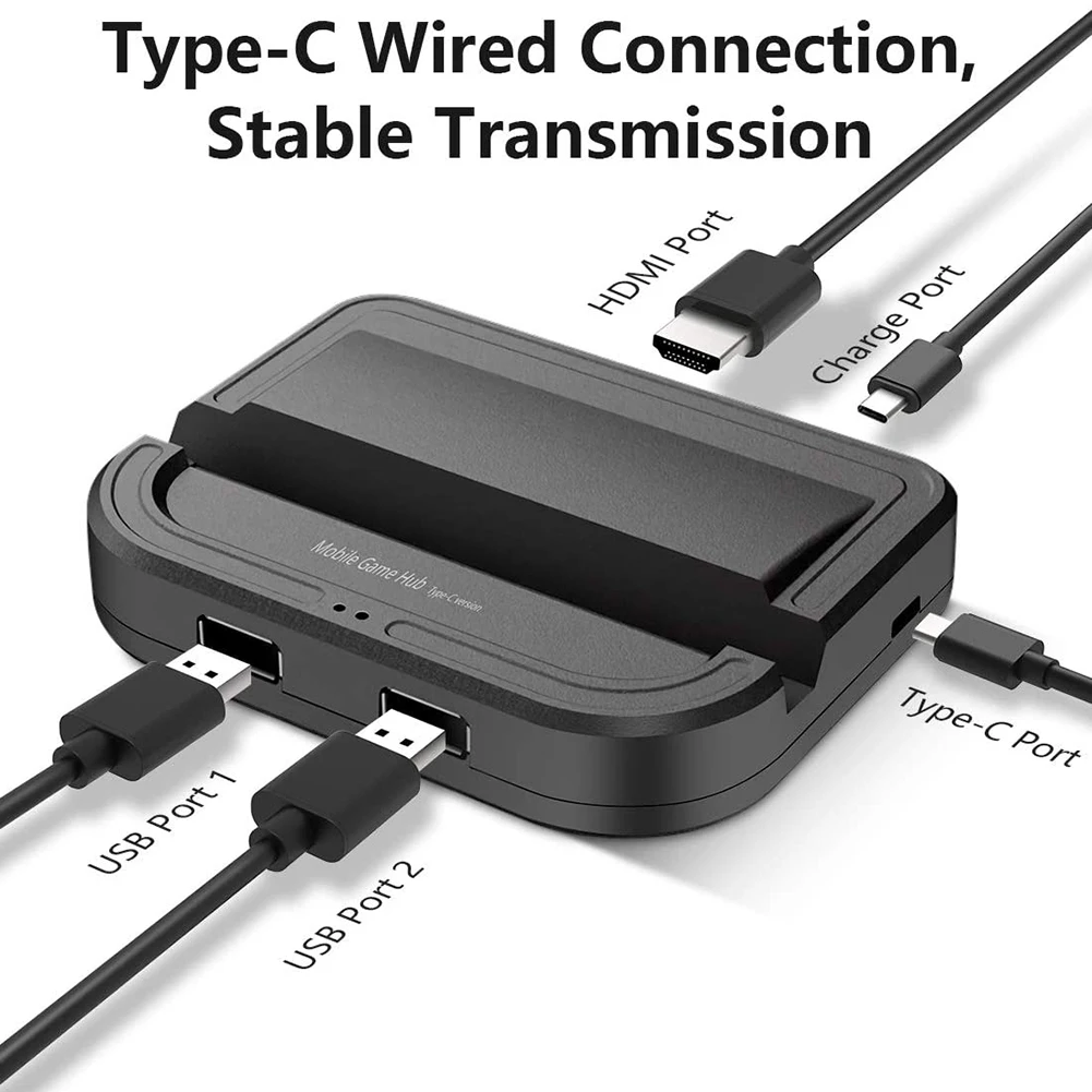

USB C Wired PUBG Mobile Gaming Keyboard And Mouse Converter Adapter Compatible With Android Phones/tablets