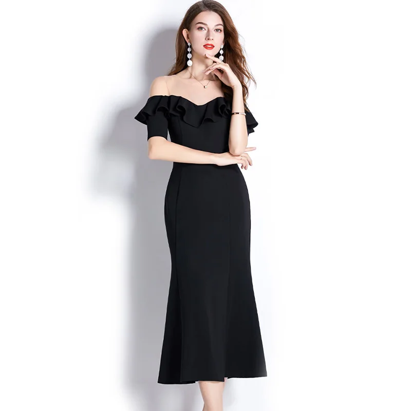 

Женское платье с коротким рукавом, элегантное облегающее однотонное винтажное платье в стиле пэчворк, Новинка лета 2022