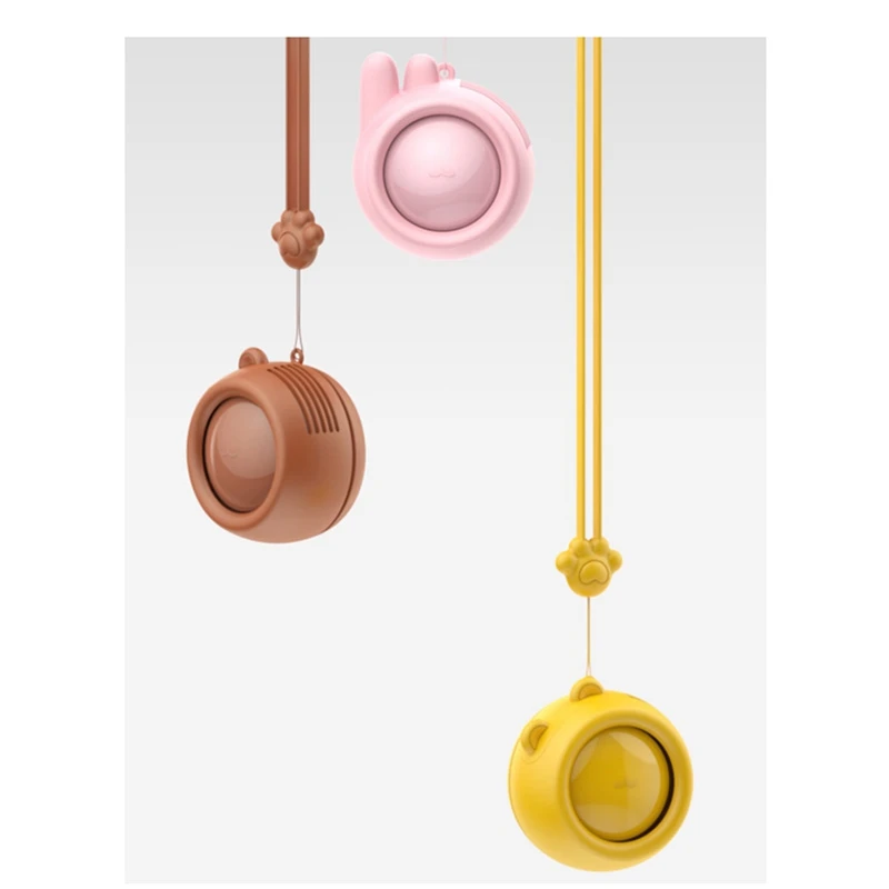 

Hand-Held Small Lanyard Fan, Portable Neck-Mounted Fan, Air Cooling Fan, Creative Cute Animal Shape