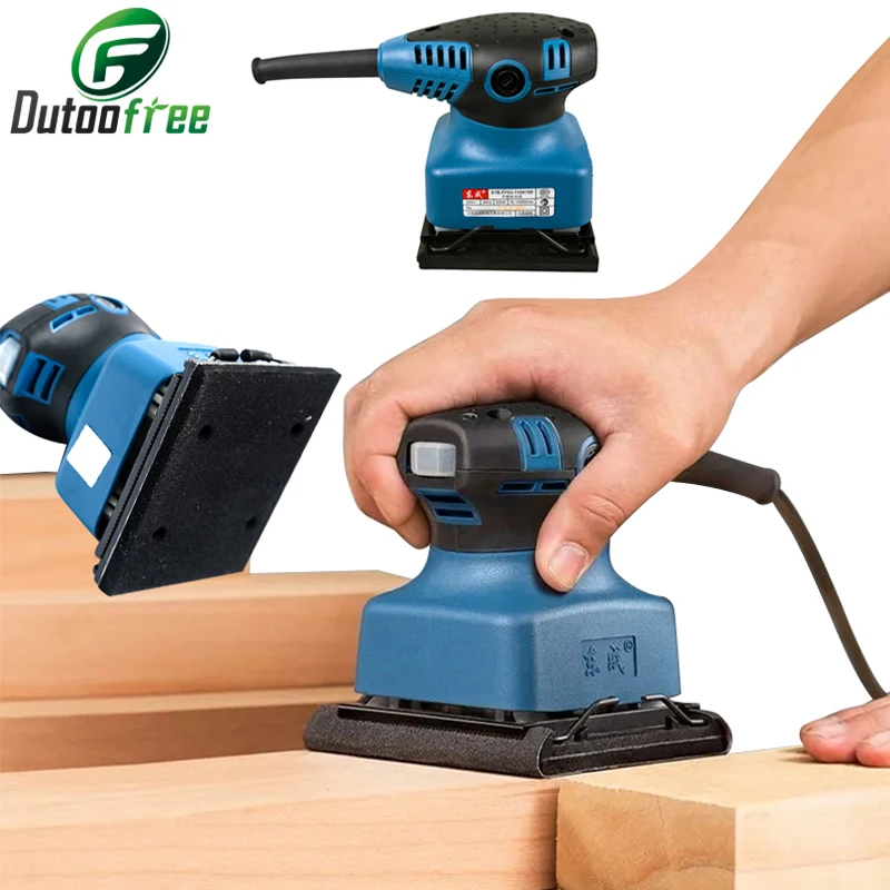 

220V 240W Flatbed Sander Sanding Machine 14000/min Electric Sander Comfortable Hand Polisher Woodworking Power Tool