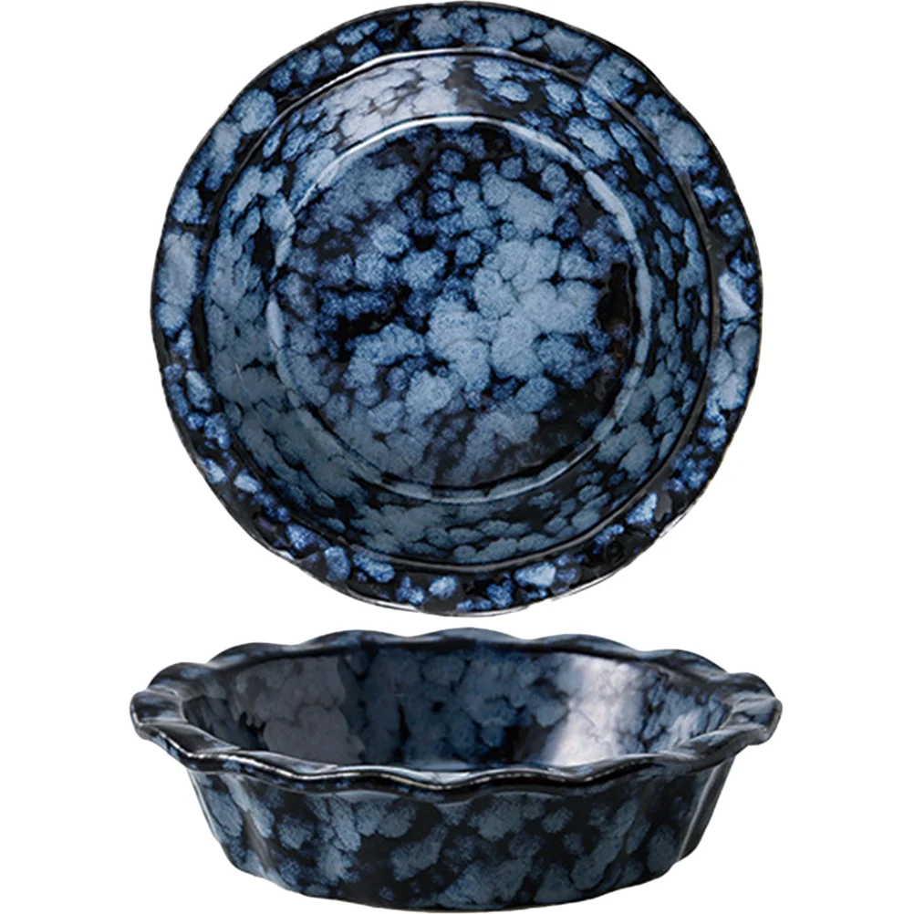 

2pcs Portable Replacement Modern Pie Plate Pie Plate For Dessert Dish Pan For Dinner Deep Dish Pie Pan