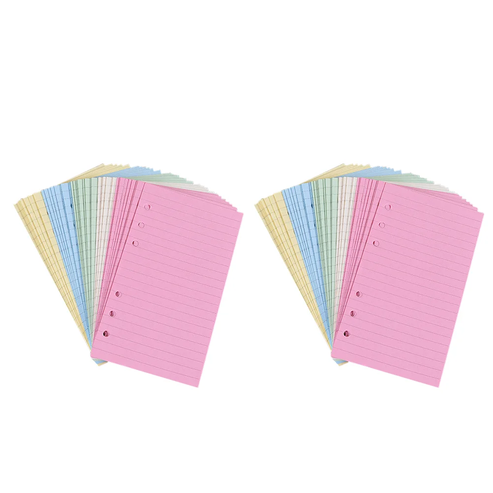 

Loose Leaf Paper Refill Six-hole Practical Notepad Replacement Page Students Stationery