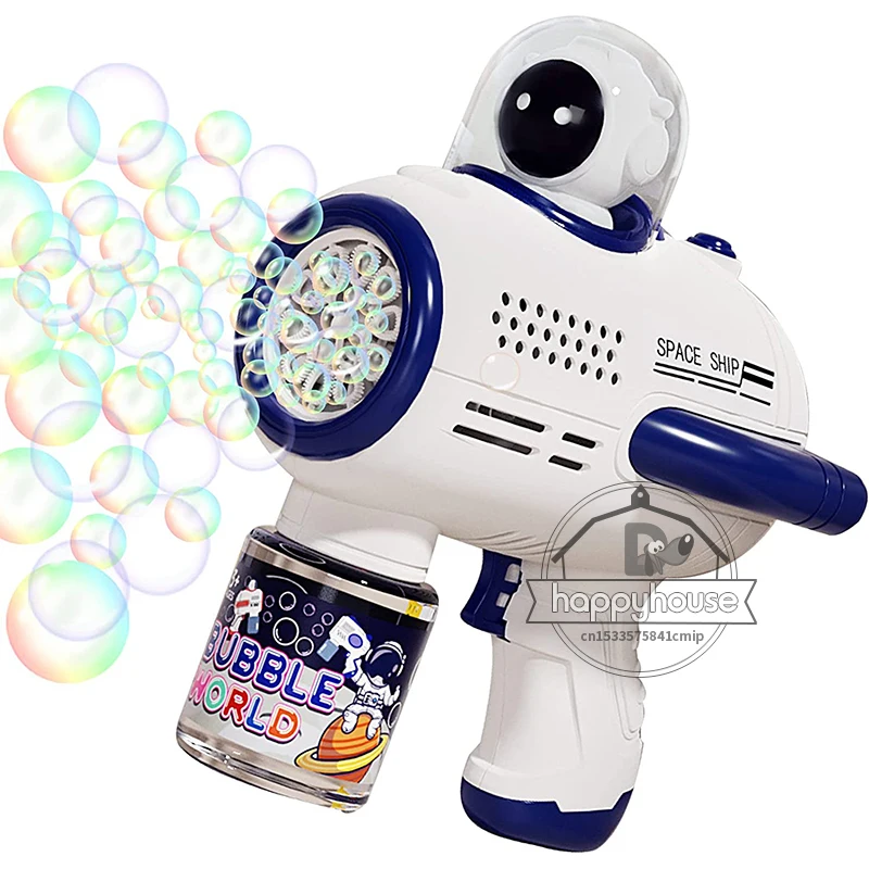 

Astronaut Automa Bubble Machine for Children Bubble Gun Rocket Launcher Bubble Blower For Kids Soap Bubble Maker Summer Toys