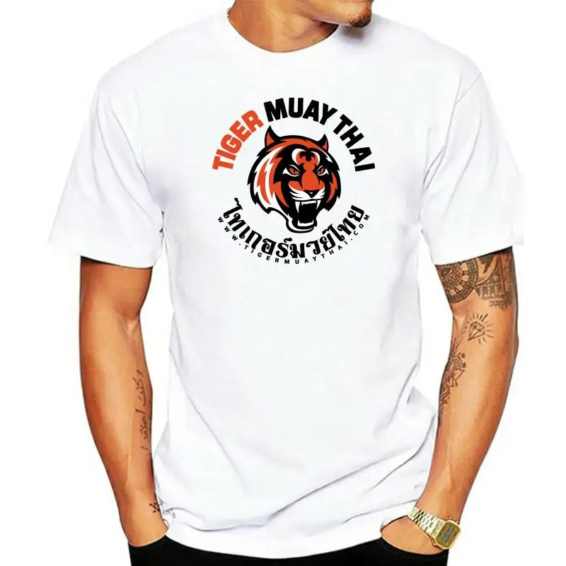 Camiseta Unisex de Muay Thai Tiger, camisa Hipster Retro fresca de Tailandia, 1671