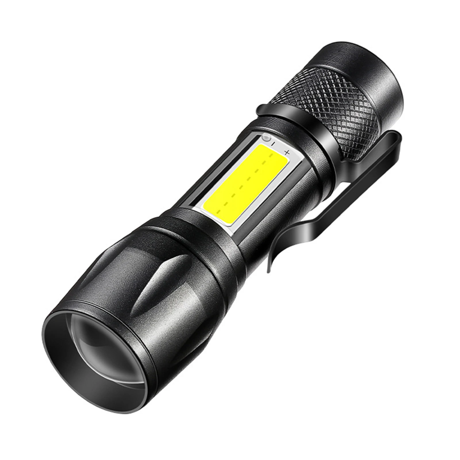 

Outdoor Tools Ultra Bright LED Flashlight with COB LED Lamp Beads Waterproof 3 Lighting Modes Multi-function USB Charging