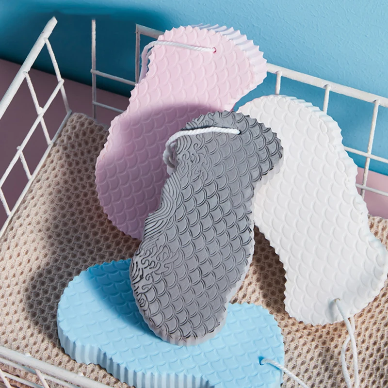 

3D Kid Bath Sponge Magic Sponge Body Dead Skin Remover Exfoliating Massager Cleaning Shower Brush Peeling Sponge Artifact 1 PC