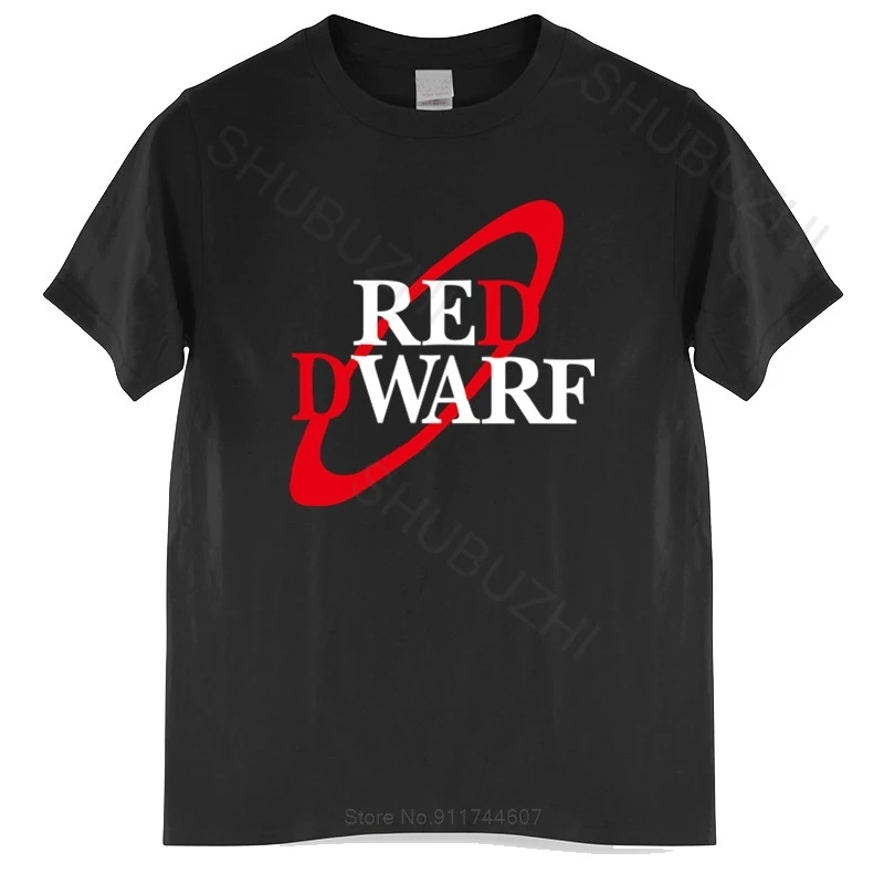 

Mens summer cotton tshirt loose tops Red Dwarf UK Sitcom Black T-Shirt Cool Casual pride t shirt male cotton tee-shirt