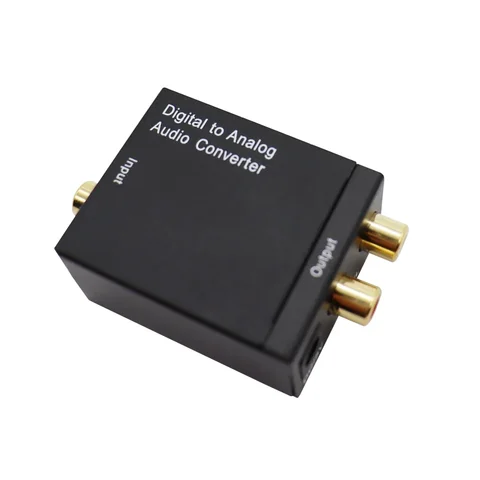 Цифро-аналоговый преобразователь  Optical Fiber Coaxial DAC 2xRCA