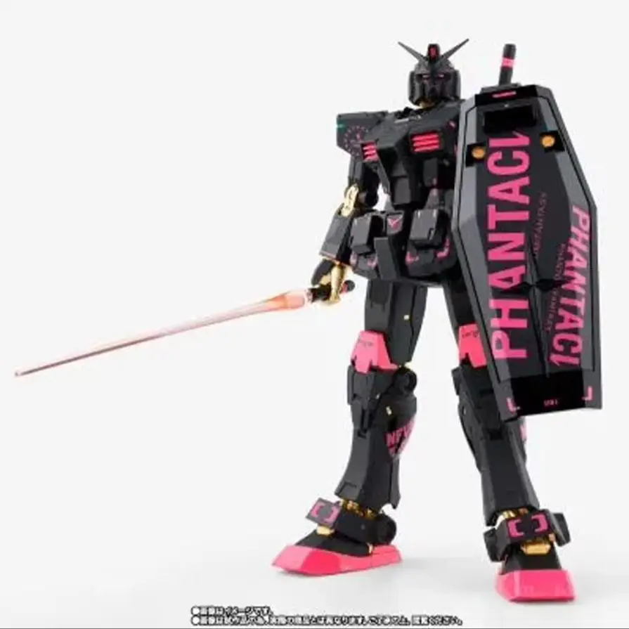 Фото Коллекционная модель Bandai MG RX-78-2 Gundam: Мобильный костюм Гандам Премиум, несобранная меха-модель, подарок, игрушка для настольного декора №5