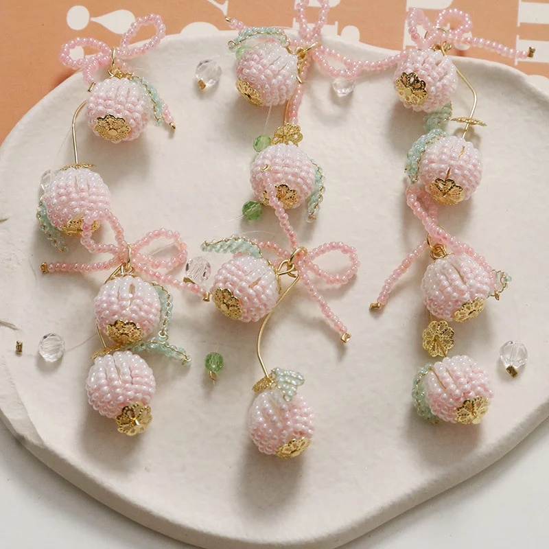 Бесплатная доставка 10 шт./партия стеклянные бусины hanmamde ручная вязка мультяшный