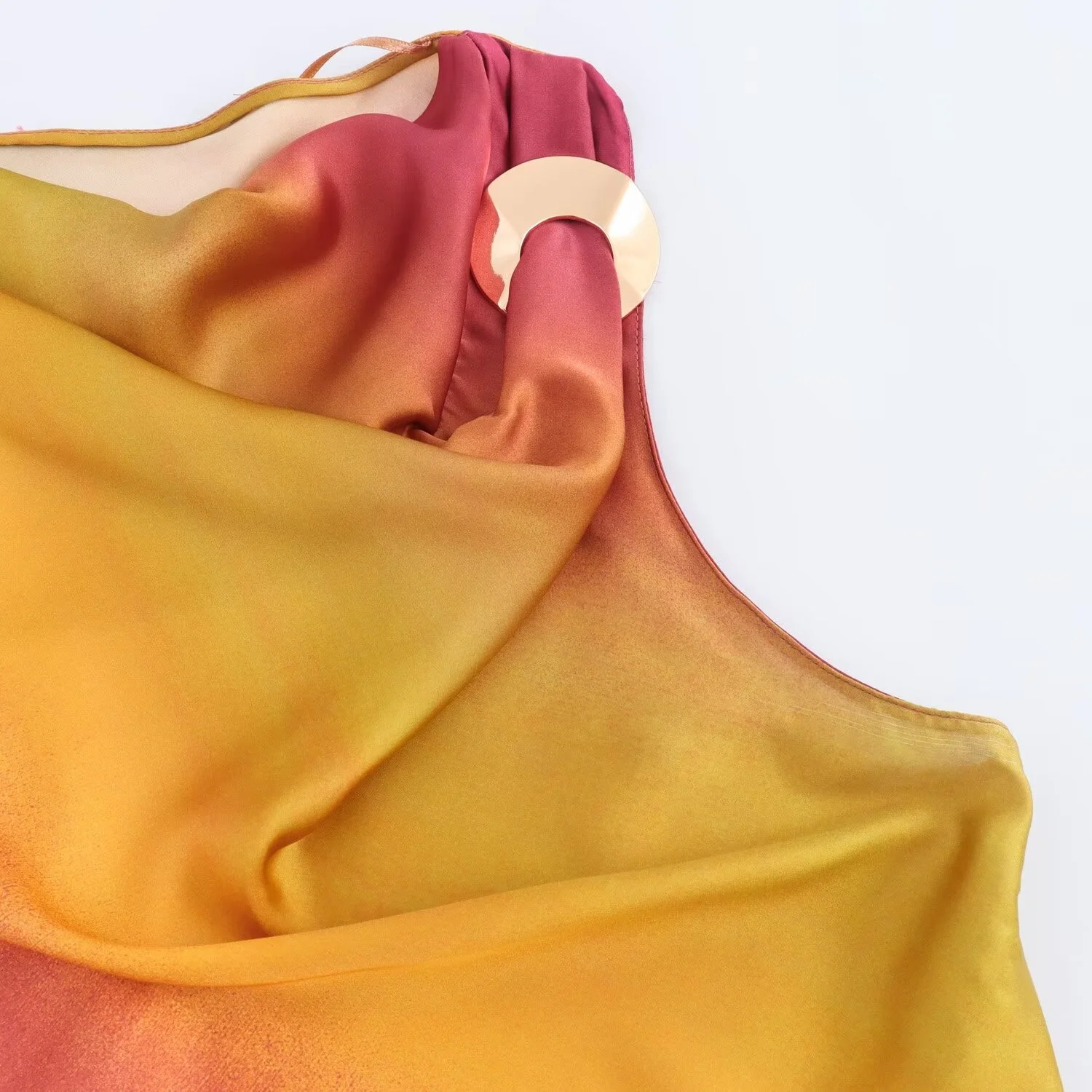 Женский топ в стиле прерий Atlas Chic с круглым вырезом ZERAINS осень 2023