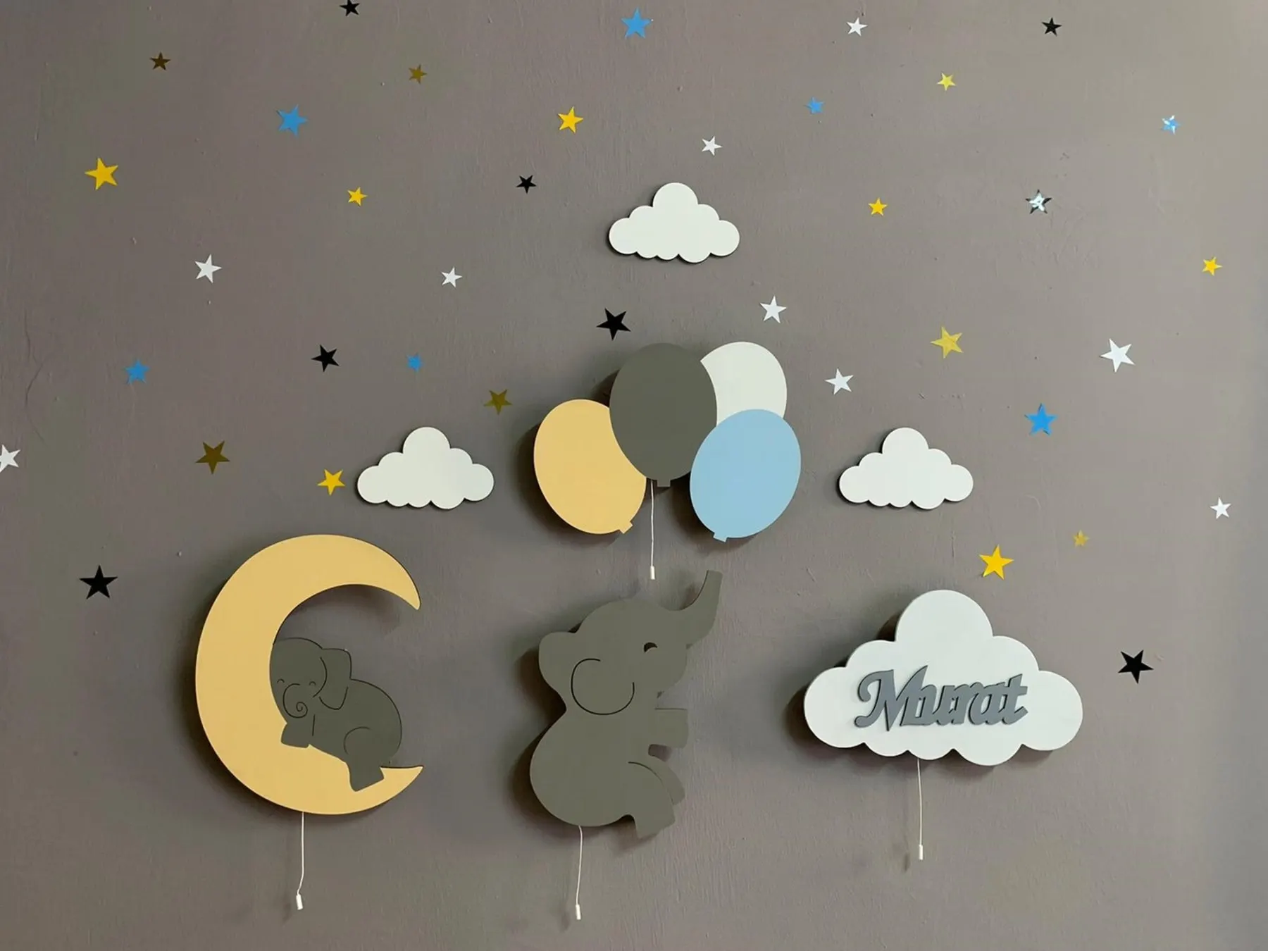 Детская настенная лампа для детской комнаты 4 шт. |