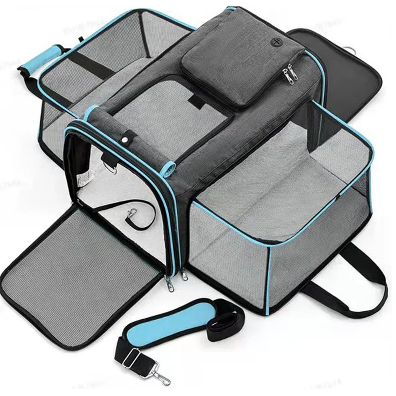 Large Capacity carrier Cat Pet Airlines approved reflective 