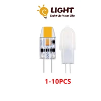1 10pcs super bright warm cold white mini g4 led acdc 12v 1 2w 1 5w cob light lamp replace 20w halogen for chandelier spotlight