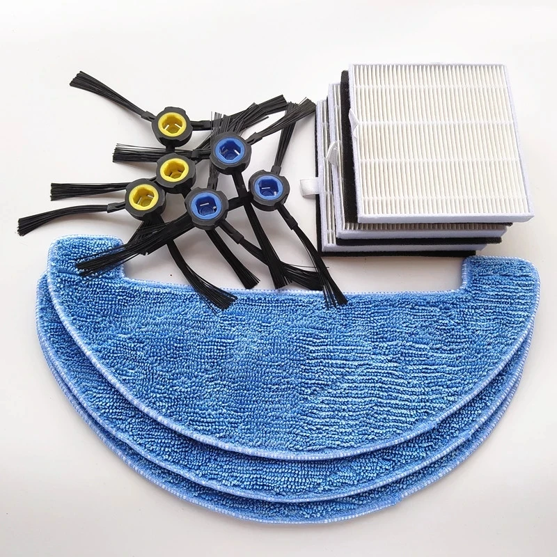 

Робот боковая щетка Швабра Ткань HEPA предварительный фильтр для AMIBOT Animal XL H2O подключение ILIFE V8s Запчасти для роботизированного пылесоса аксессуары