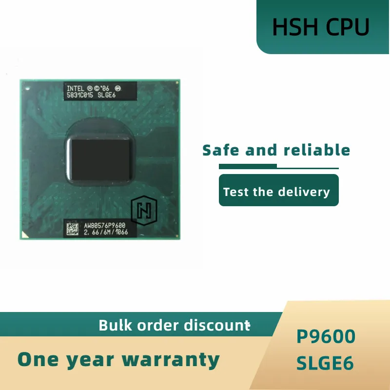 

Процессор Intel Core 2 Duo Mobile P9500 SLB4E SLGE8 2,5 ГГц двухъядерный двухпотоковый ЦПУ Процессор 6 Мб 25 Вт Разъем P