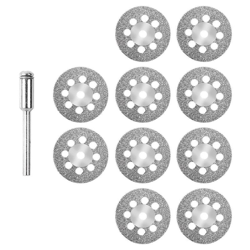 

Набор режущих дисков для древесины, стекла, пластика, камня, металла