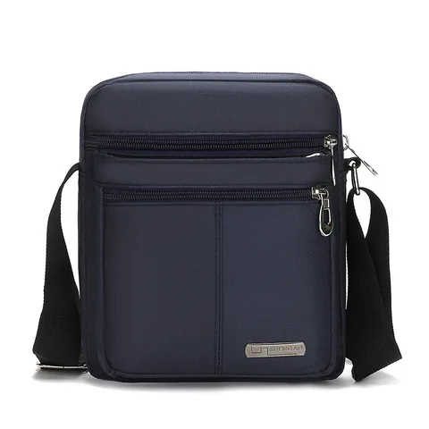 Простая модная сумка-мессенджер, мужская сумка через плечо из ткани Оксфорд, вместительная рабочая сумка для компьютера, деловая сумка