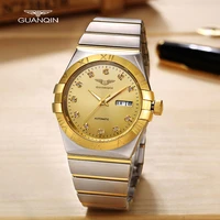 guanqin 2022 new luxury mechanical automatic men watch sapphire stainless steel water resistant calendar week relogio masculino