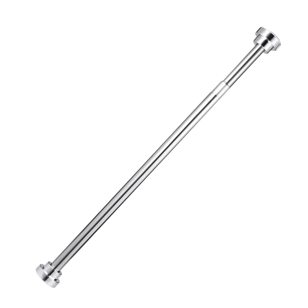

Adjustable Shower Curtain Rod Stainless Steel Spring Tension Rod Rust- Resistance Extendable Rail Bar for Windows or Shower (