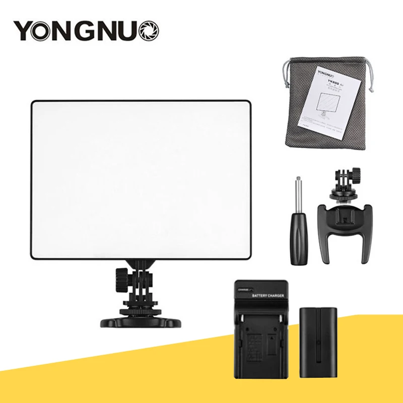 YONGNUO YN300 air YN-300 air YN 300 AIR Pro, светодиодная видеокамера, фото-и видеокамера для Canon, Nikon, Sony, аккумулятор и зарядное устройство