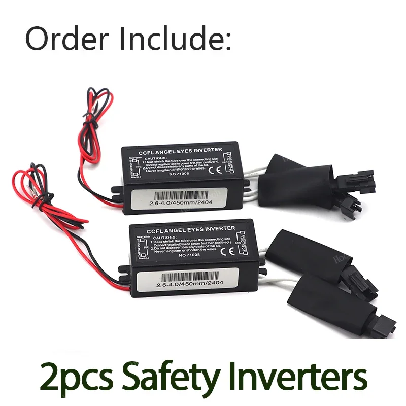 

2x DRL CCFL инверторный балластный драйвер для E36 E38 E39 E46 E53 E90 CCFL комплект с ангельскими глазами кольцевой драйвер блок зажигания