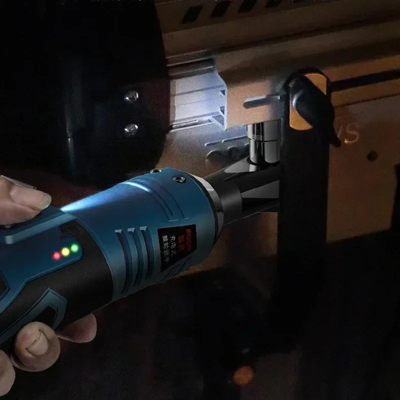 Автоматический Электрический шуруповерт 12 В ключ с трещоткой 90 ° Набор торцевых