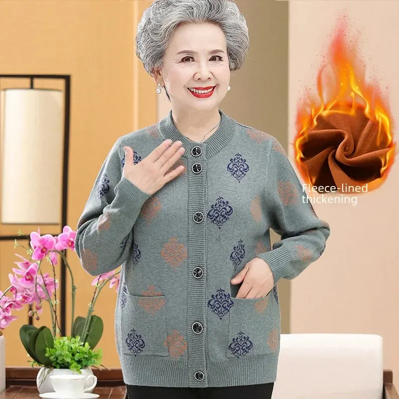 Плотный теплый зимний свитер куртка кардиган на флисовой подкладке для женщин