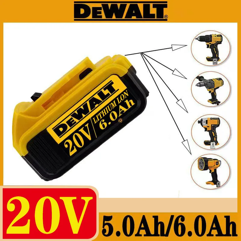 Оригинальный сменный литий-ионный аккумулятор Dewalt 60 В 12 MAX DCB606 DCF885 DCF880N DCF880 DCF620P2K