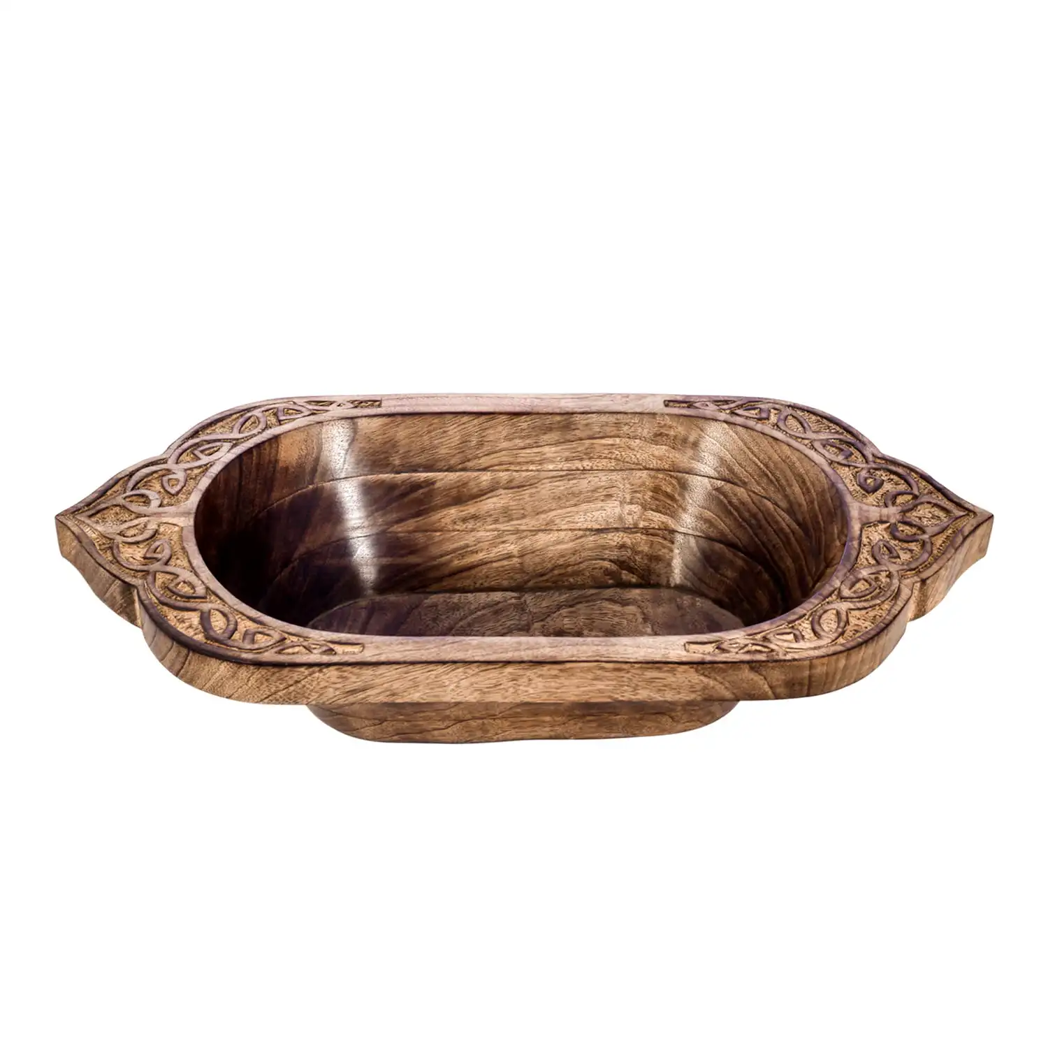 

Natural Wooden Tray. (Viking Bowl)