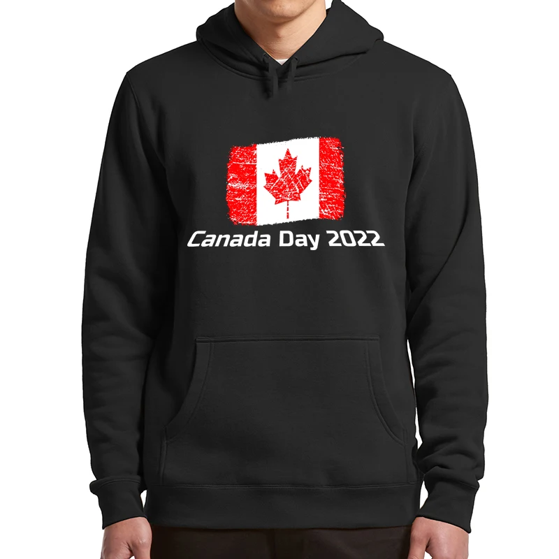 Толстовки с капюшоном на День Канады 2022 забавный канадский флаг праздничные