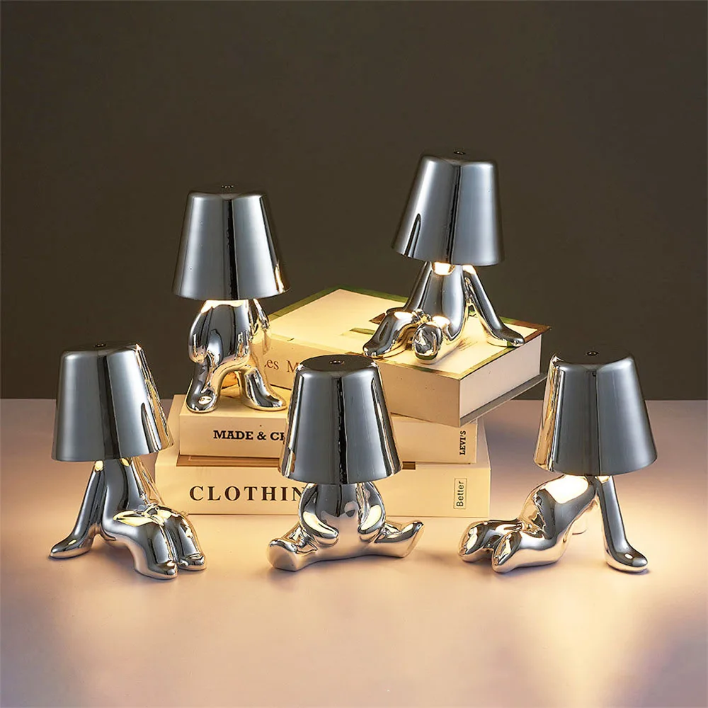 Creative LED Night Light 5V USB Charging Touch Table Lamp For Bedroom Art Desktop Decoration Children Gift Bedside Desk Lamps