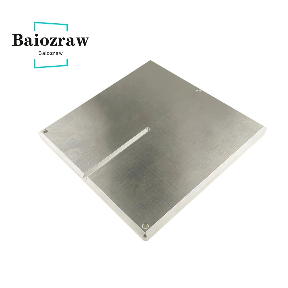

Печатные аксессуары Baiozraw V0/V0.1, опорная алюминиевая пластина с подогревом для горячей кровати, опорная пластина для оси Z для Voron 0/0, 1 шт.