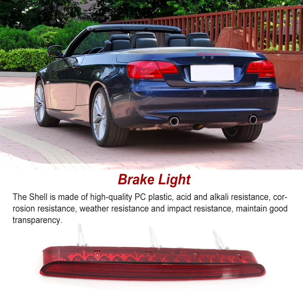 

Stop Lights Lighting Device 3rd Braking Lamp Replacing Parts Additional Lamps Single Row Craftsmanship LED Third Brake Light