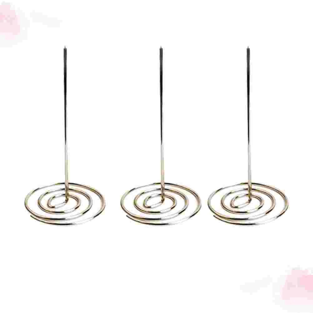 3 шт. папка с иглами для чеков ресторанный аксессуар меню держатель счетов вилка