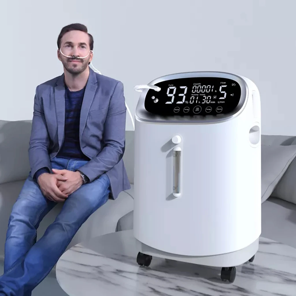 

Заводской портативный кислородный концентратор Oxigen Oxgen 5l медицинское оборудование с функцией распыления
