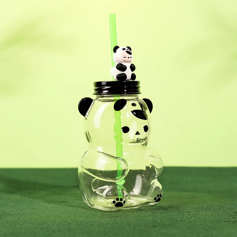 

Pucky POPMART Baby Panda Straw Cup Birthday Gift Kid Toy free shipping