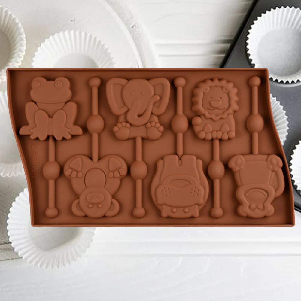 

27.5x16.5cm Making Lollipop Mold Lollipop Molds Round Silicone Mold Silicone Baking Molds DIY Baking Tray