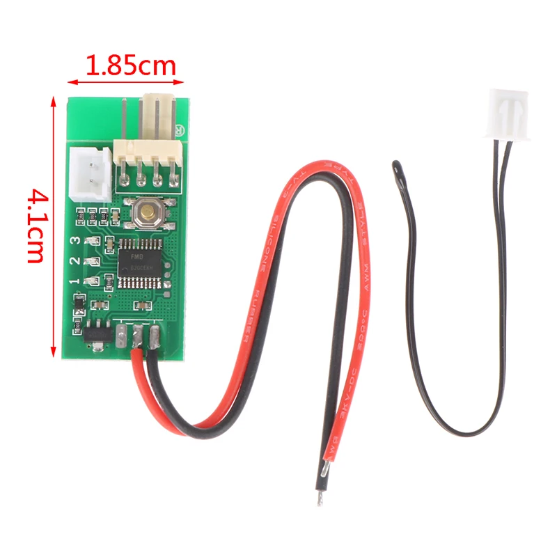 

DC 12V PWM Speed Controller Fan Speed governor 4 Wire Computer Temperature control Switch for PC CPU Cooler Fan Alarm STK IC
