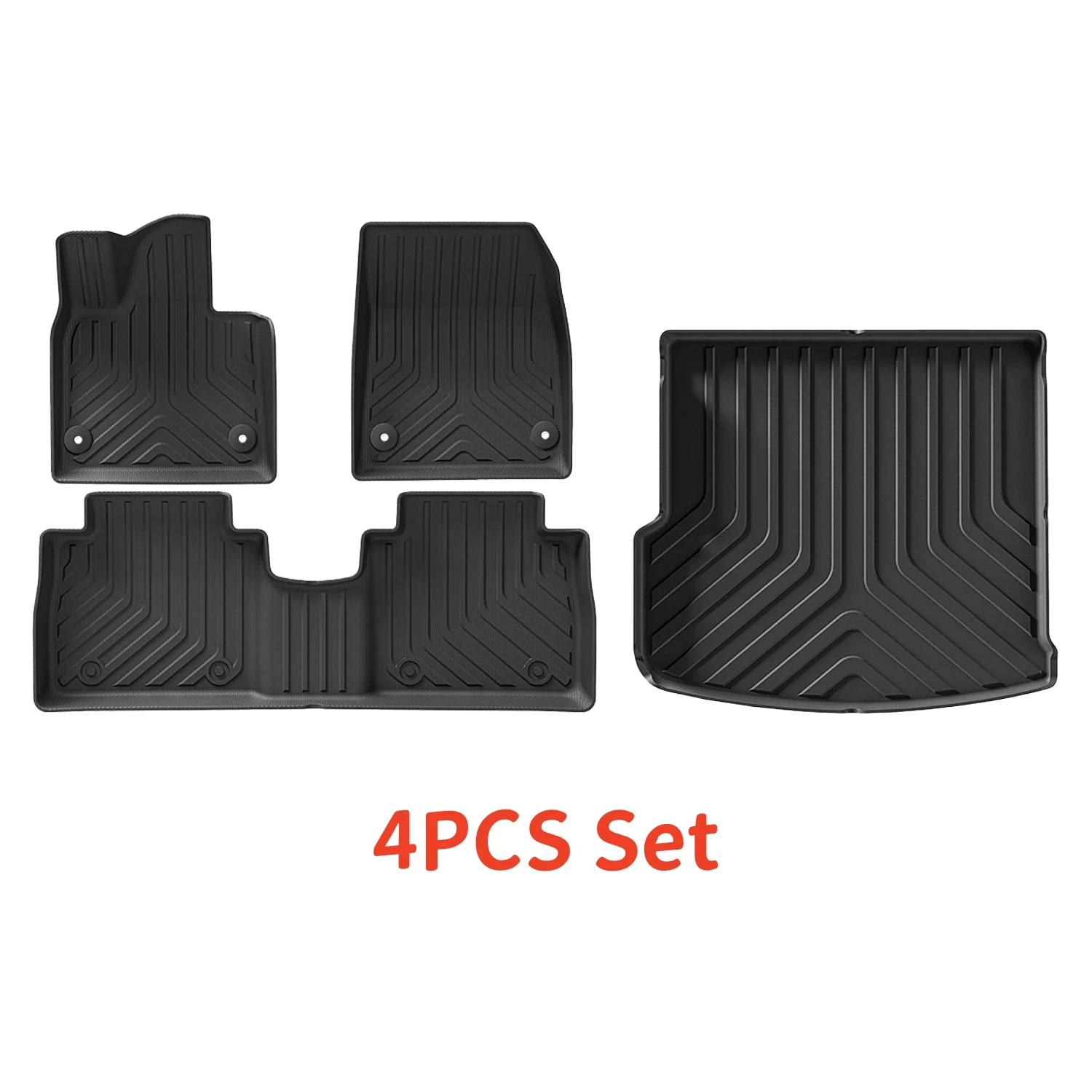 

Для VOYAH FREE 2025 2024, автомобильные коврики, коврики в багажник, водонепроницаемые, нескользящие, всепогодные, грузовые вкладыши, коврики на спинку, автомобильный ковер с левым рулем