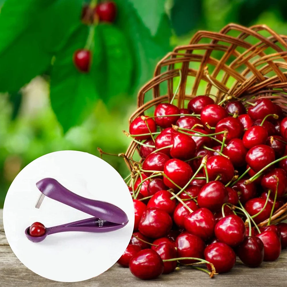 

Кухонный инструмент для удаления косточек Zollor в двух упаковках, инструмент для удаления косточек из вишни, простой и удобный инструмент для...