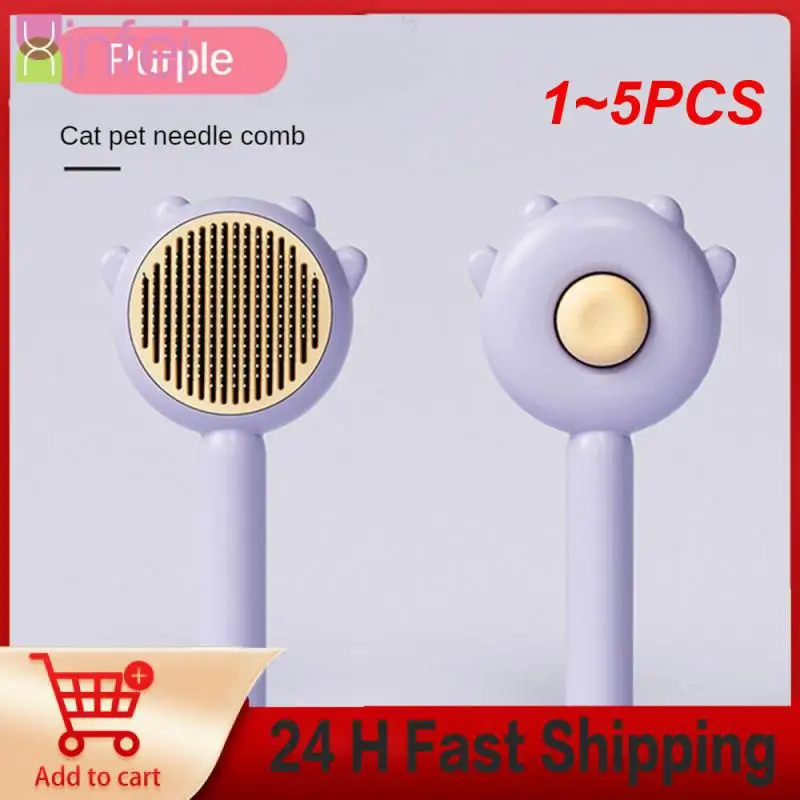 

Расческа для собак и кошек, щетка из нержавеющей стали для ухода за домашними питомцами, 1-5 шт.