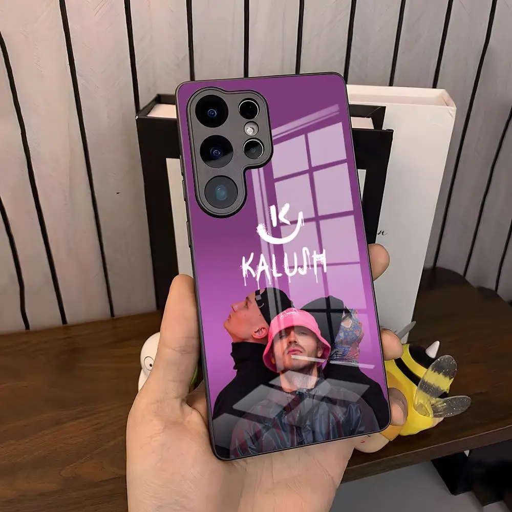 Фото Чехол для телефона Kalush Ukrainian Band для Samsung S26 Ultra S24 25 FE S22 S23 S21 A57 A37 17 A54 A34 A53 A16, стеклянная крышка №3