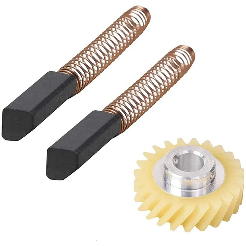 

9X W10112253 9706416 Motor Brush W10380496 4162897 Mixer Worm Drive Gear For Kitchenaid Stand