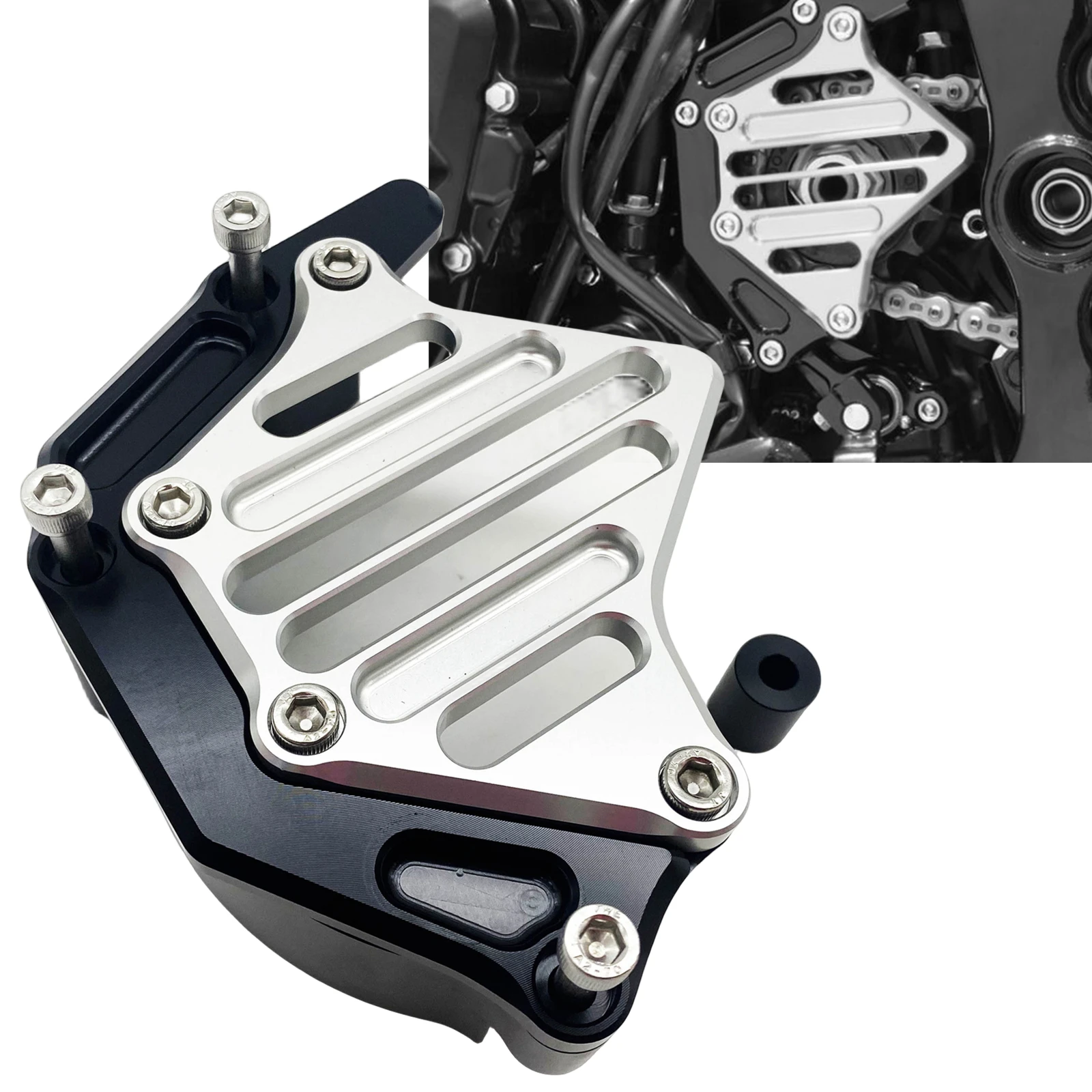 Для Kawasaki Z900 Z900RS 2018-2021 мотоциклетная передняя звездочка защита цепи ступицы