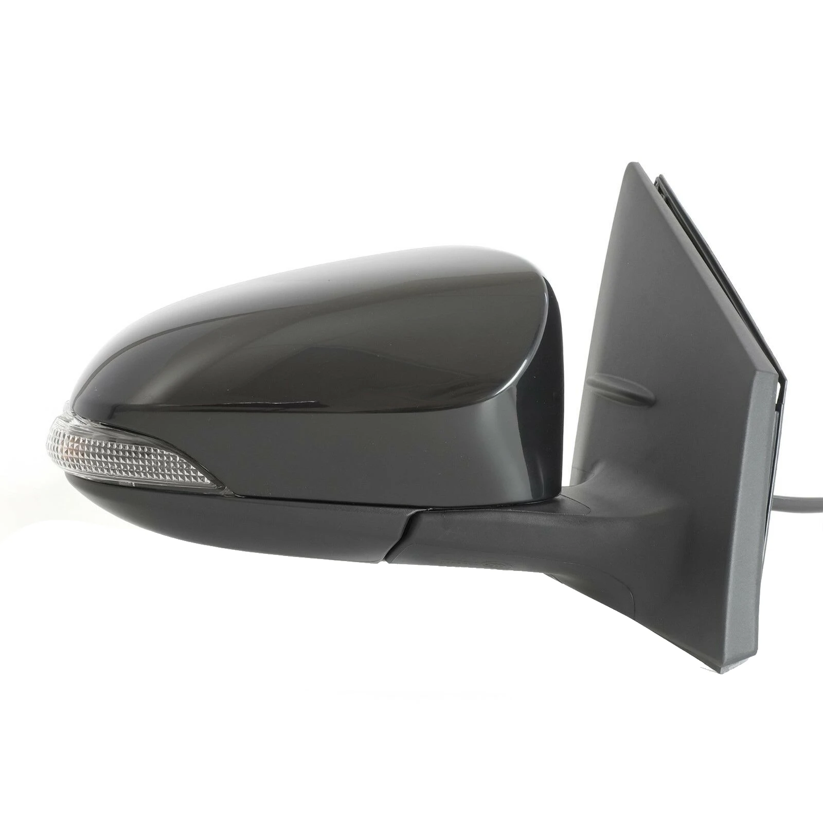 

Боковое зеркало черное для 2014-2018 Toyota Corolla 7-контактный Подогрев правого бокового зеркала заднего вида + указатель поворота