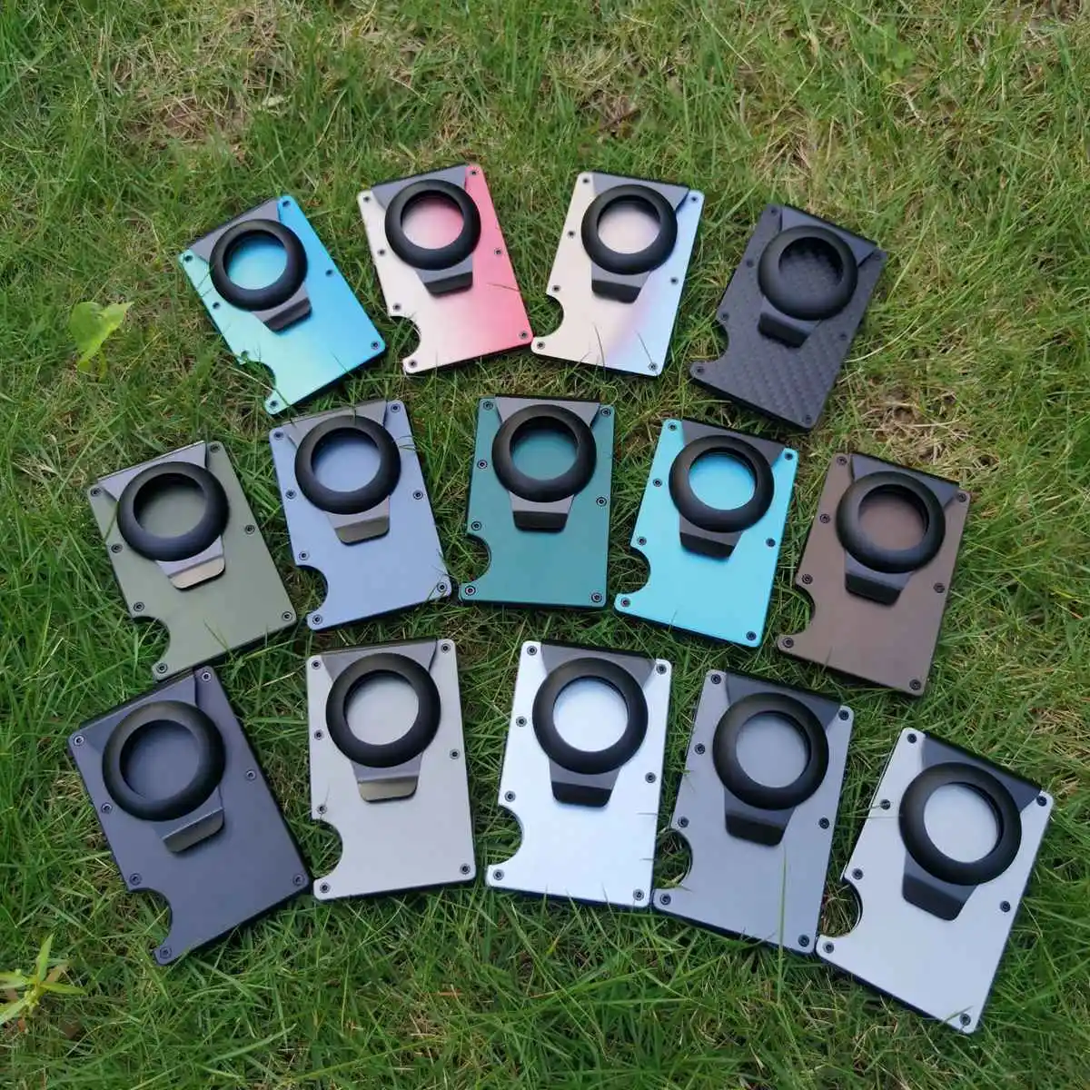 1 шт. бумажник для AirTag новый металлический мужской идентификатор кредитной